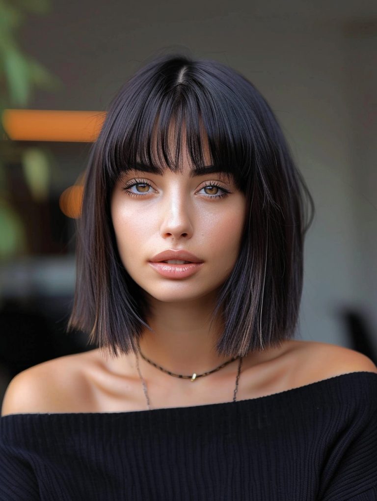 36 Trendy Lob Haircut Ideas In 2024   1 12 768x1020 