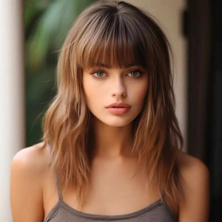 36 Stunning Bangs Hairstyle Ideas For 2024   1 3 768x768 