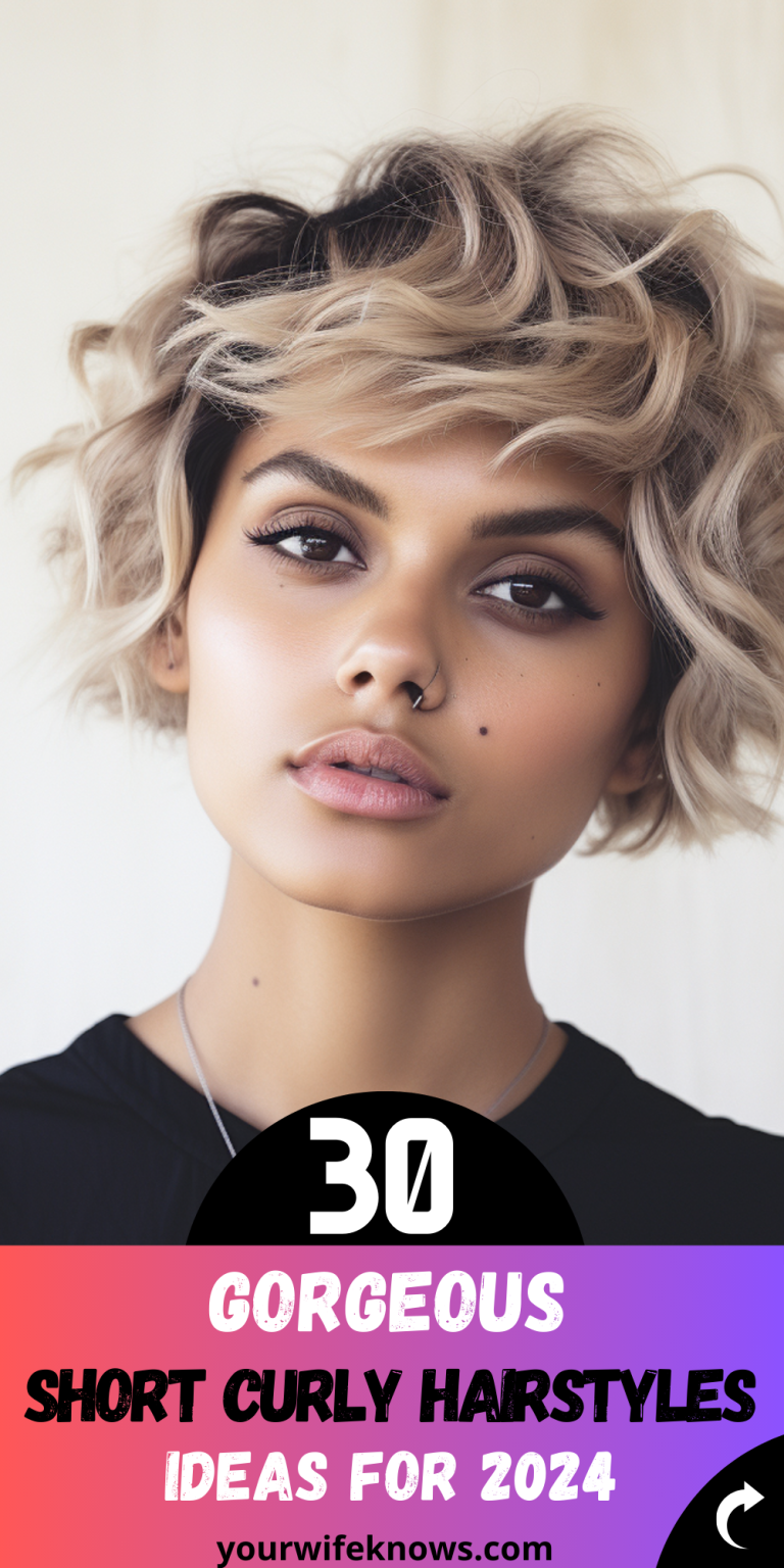 Embracing the Curl: 30 Short Curly Hairstyles 2024