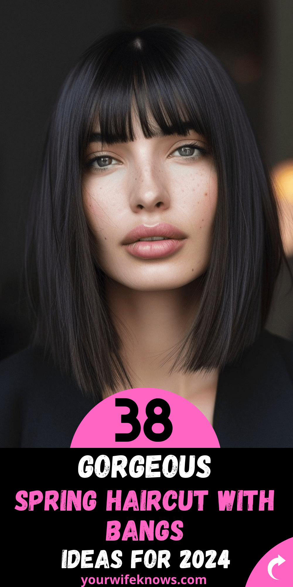 38 Spring Hairstyles with Bangs to Freshen Up Your Look in 2024