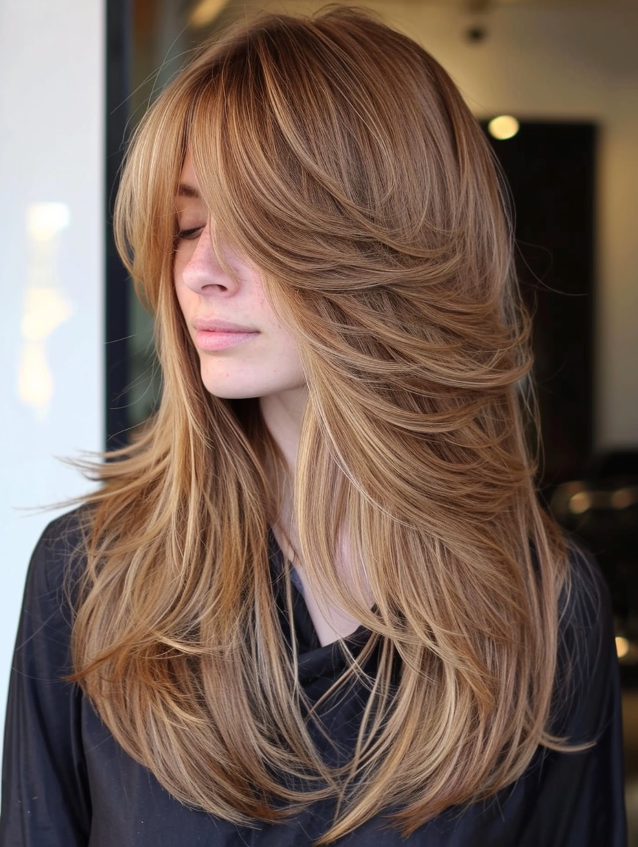 53 Trendy Long Layered Haircuts for 2024