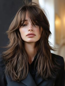 38 Best Long Shag Haircut Ideas A 2024 Style Guide   14 15 226x300 