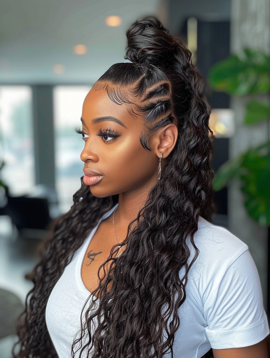 39 Ponytail Hairstyles for Black Women for 2024