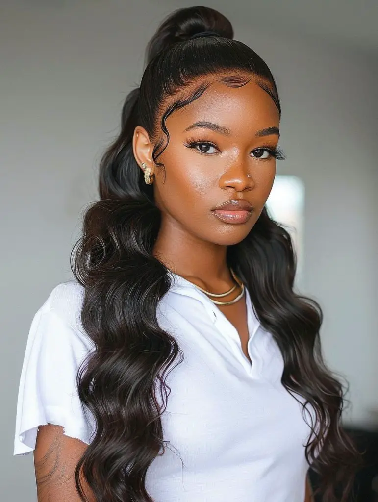 39 Ponytail Hairstyles for Black Women for 2024