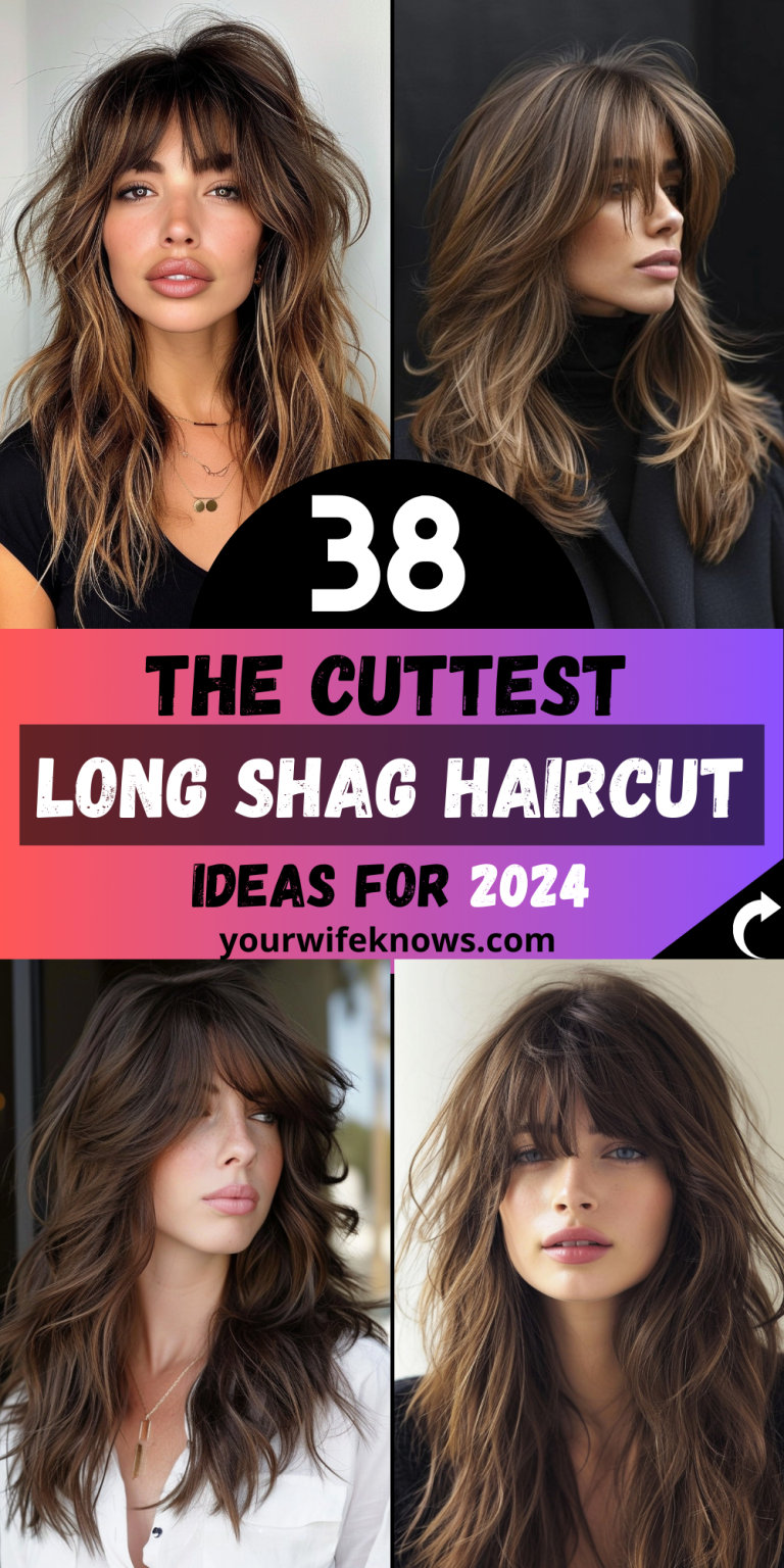 38 Best Long Shag Haircut Ideas A 2024 Style Guide   2 16 768x1536 