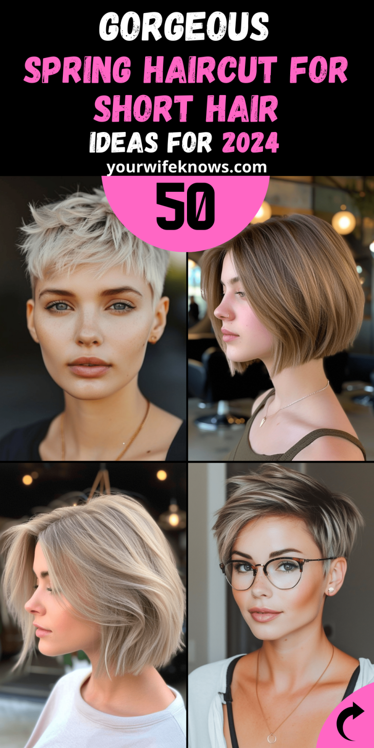 50 Top Short Haircuts for Spring 2024