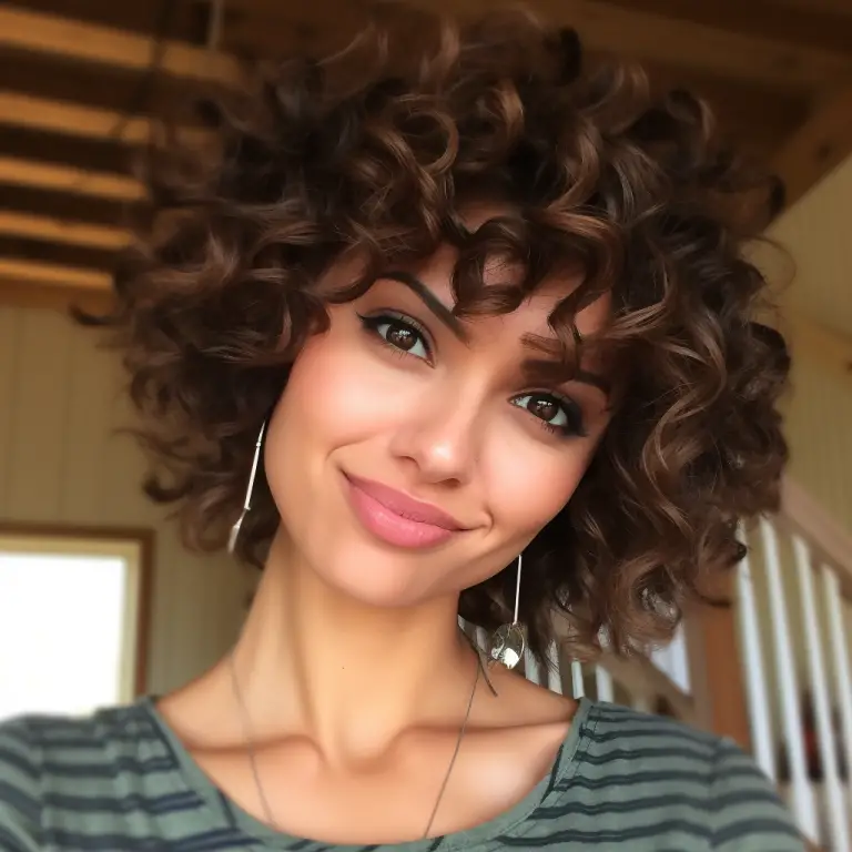 Embracing the Curl: 30 Short Curly Hairstyles 2024