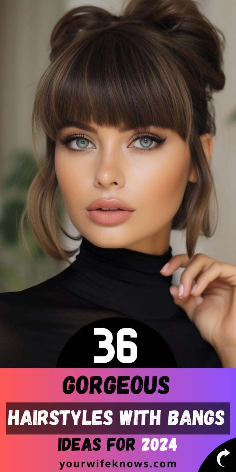 36 Stunning Bangs Hairstyle ideas for 2024