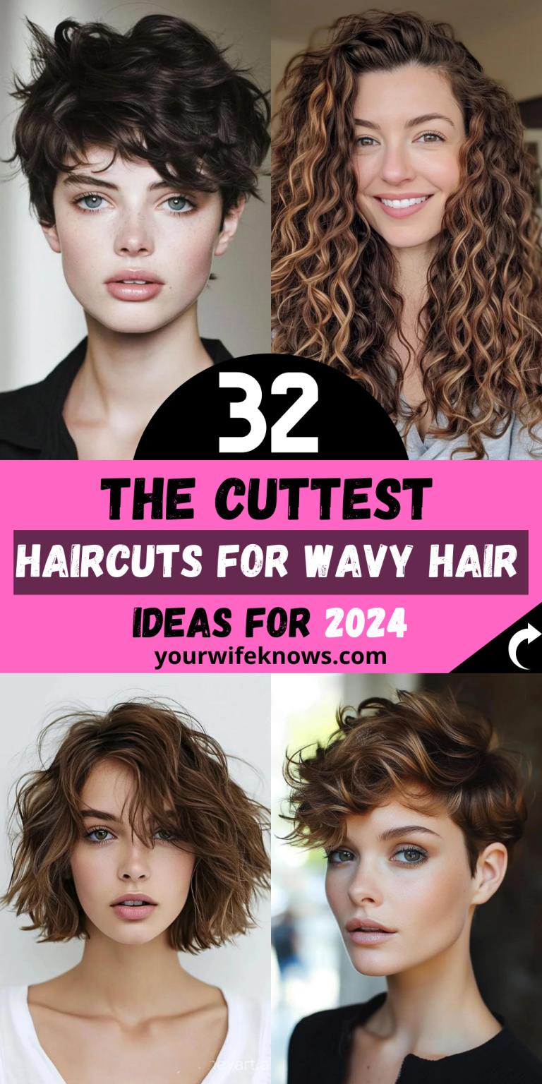 32 Haircuts for Wavy Hair that you should try in 2024