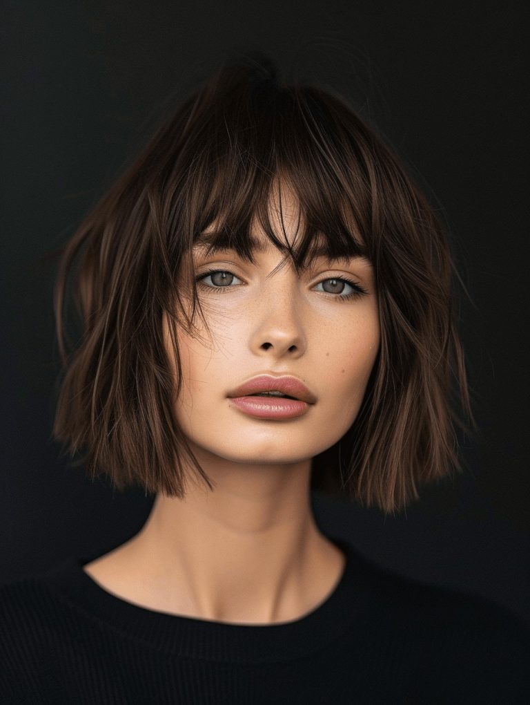 The Effortless Charm of the Messy Bob Haircut: 17 Ideas for 2024