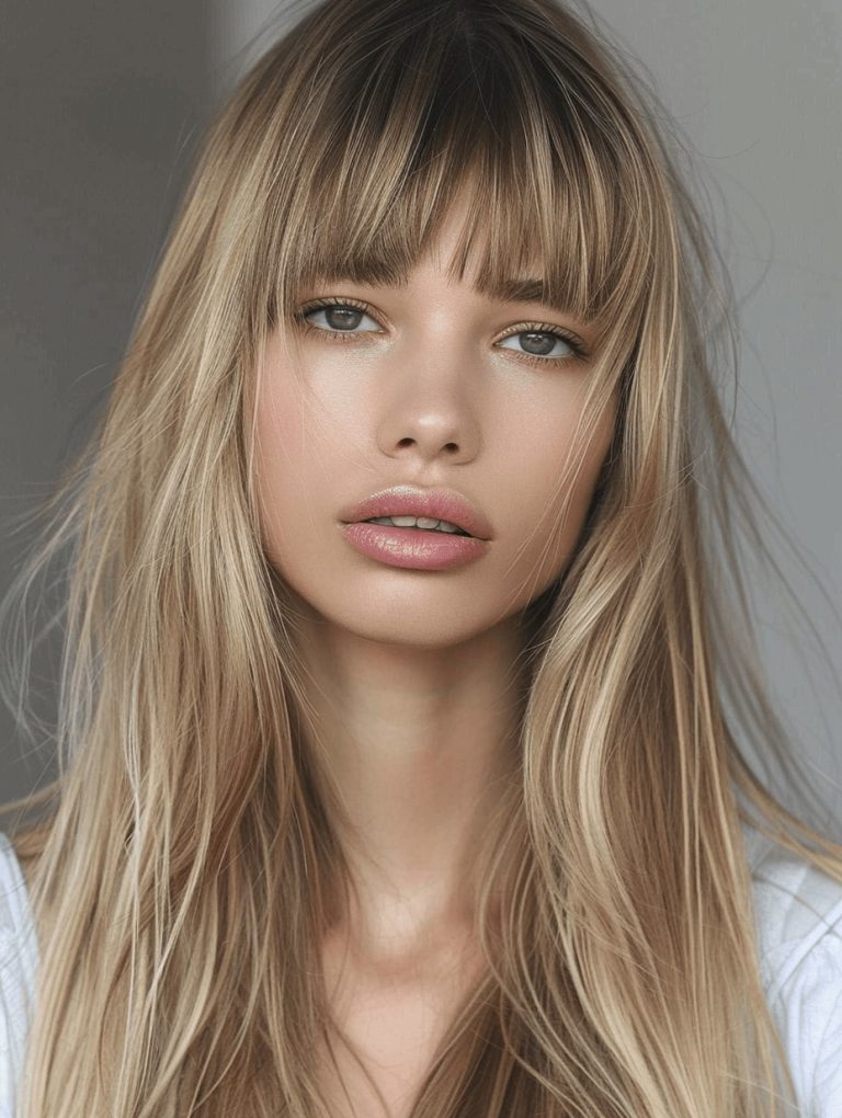 24 Sleek Hairstyles for Long, Straight Hair: Ideas for 2024