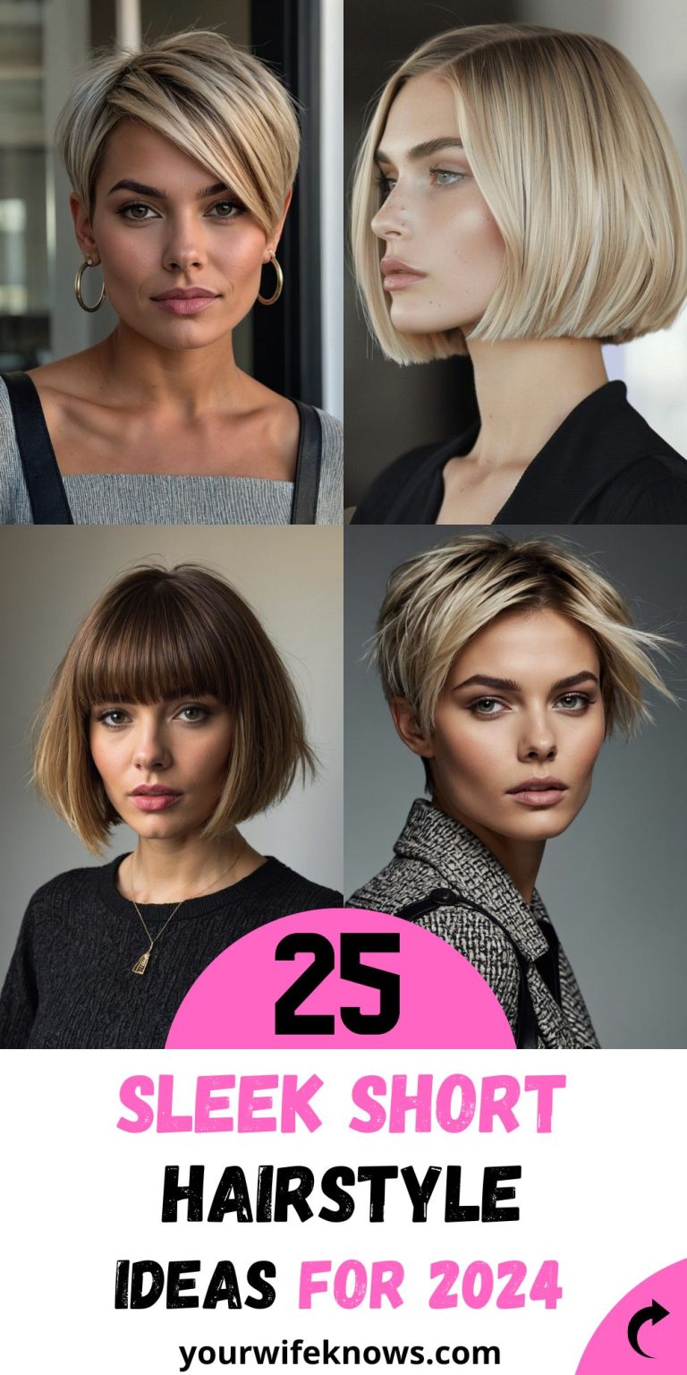 25 Sleek Short Hairstyle Ideas: The Timeless Appeal