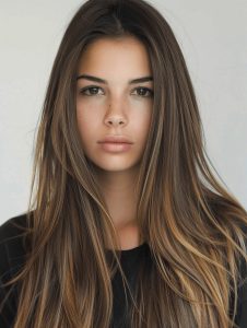 24 Sleek Hairstyles for Long, Straight Hair: Ideas for 2024