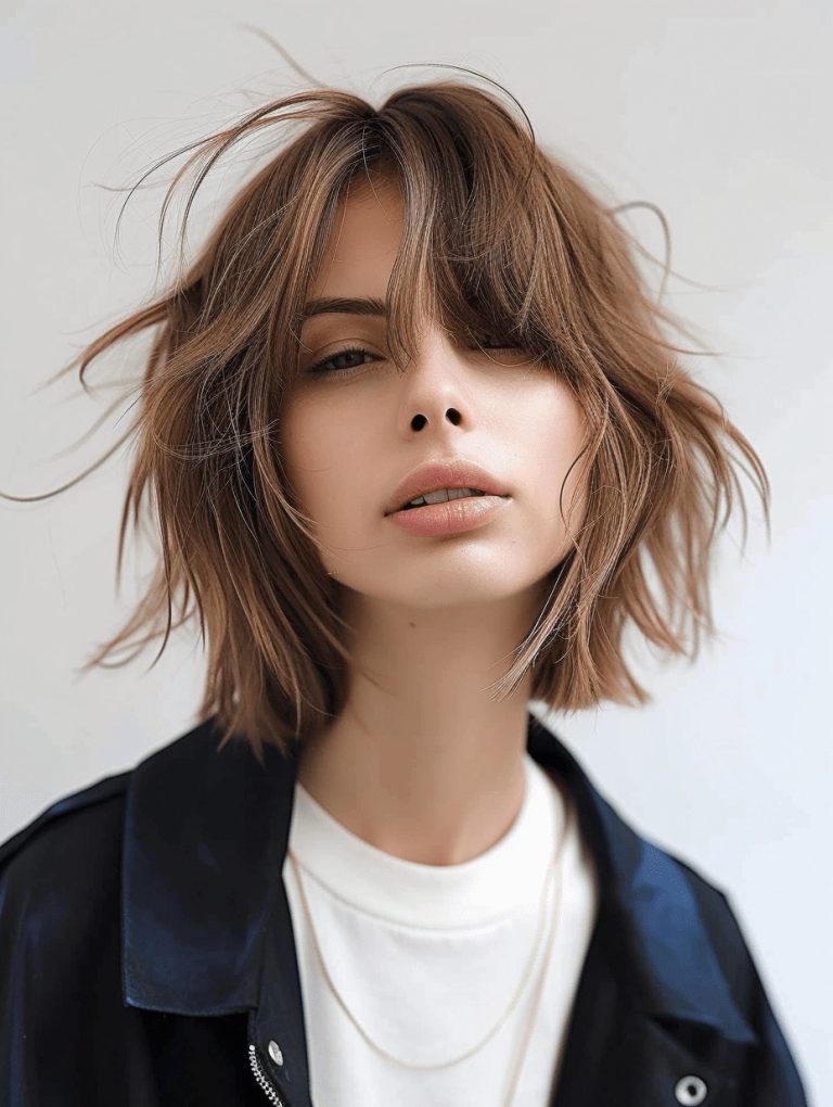 The Effortless Charm Of The Messy Bob Haircut: 17 Ideas For 2024