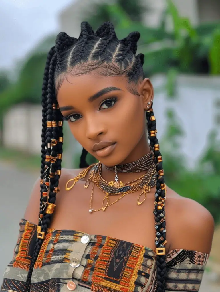 Spring into Style: The Enchanting World of Fulani Braids Hairstyles for 2024
