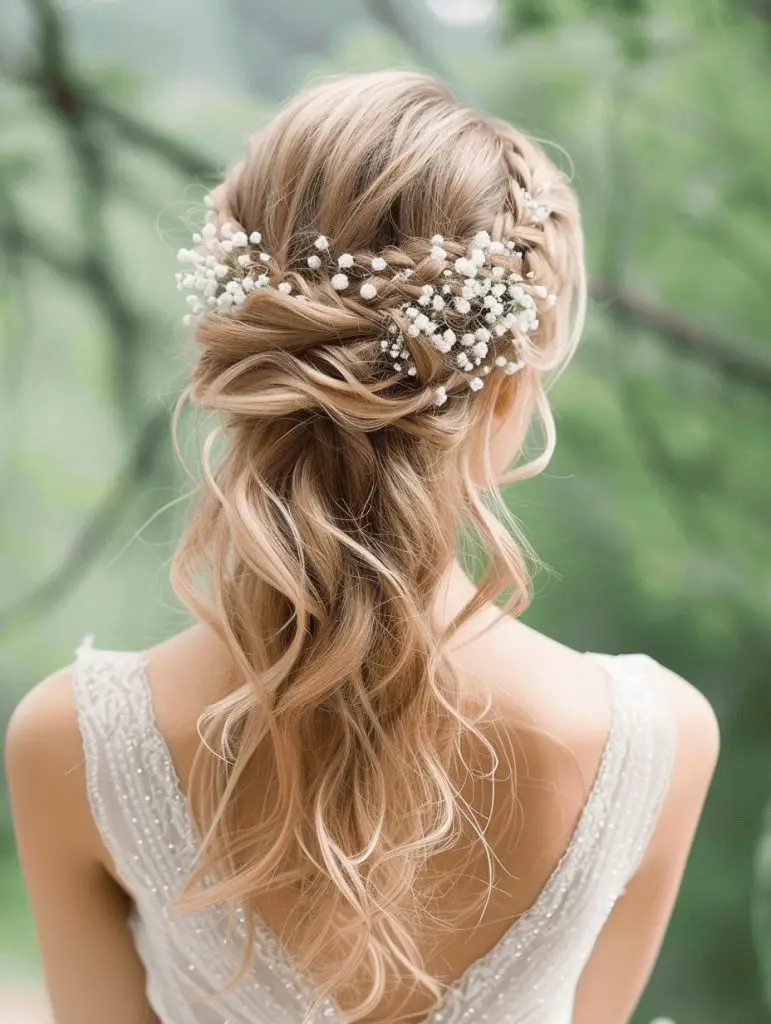 48 Marvelous Long Hair Wedding Hairstyles for Brides in Spring 2024
