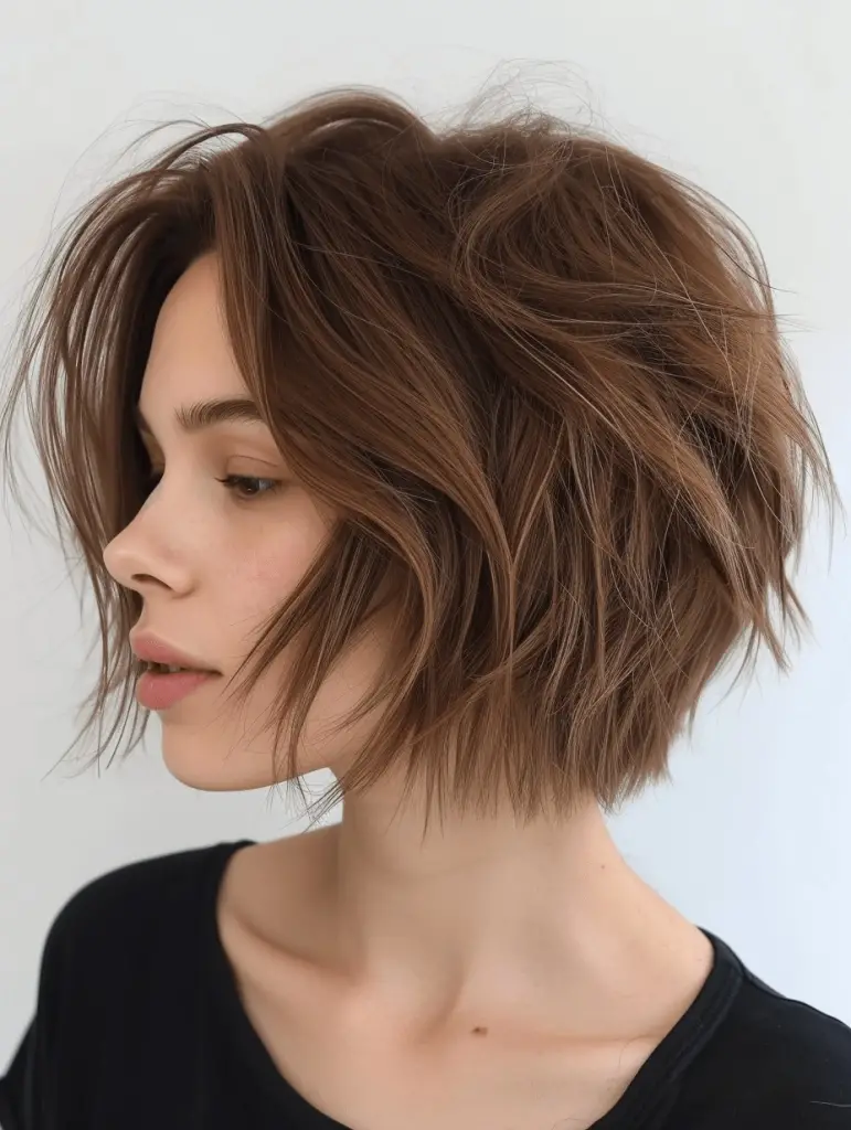 The Effortless Charm of the Messy Bob Haircut: 17 Ideas for 2024