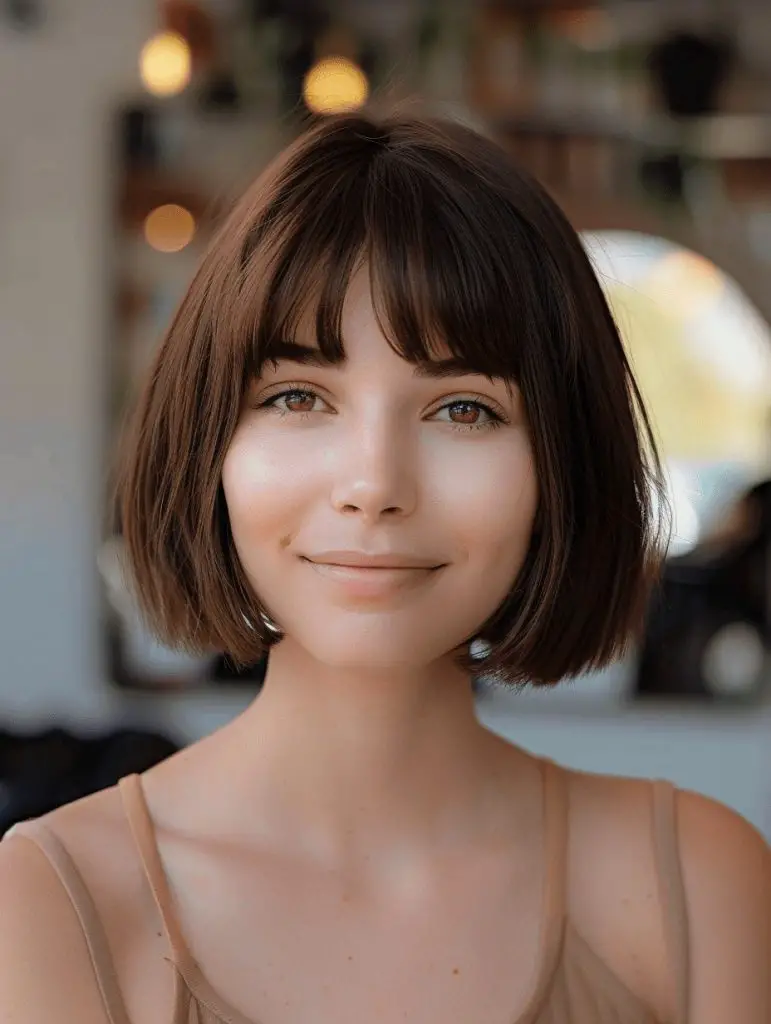 31 Short Bob Hairstyles with Bangs for a Fresh Look