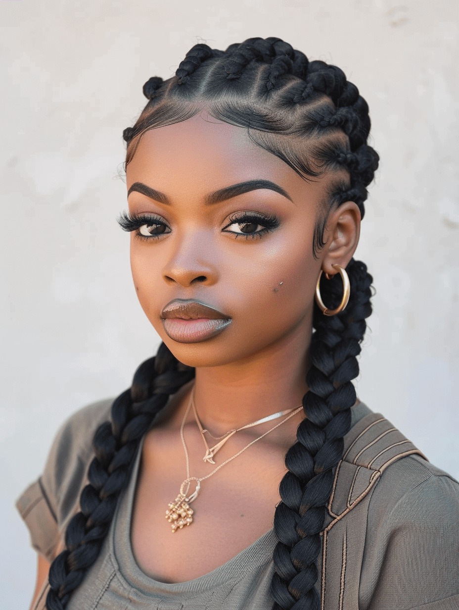 Spring into Style: The Enchanting World of Fulani Braids Hairstyles for ...