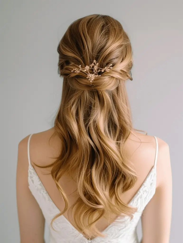 48 Marvelous Long Hair Wedding Hairstyles for Brides in Spring 2024