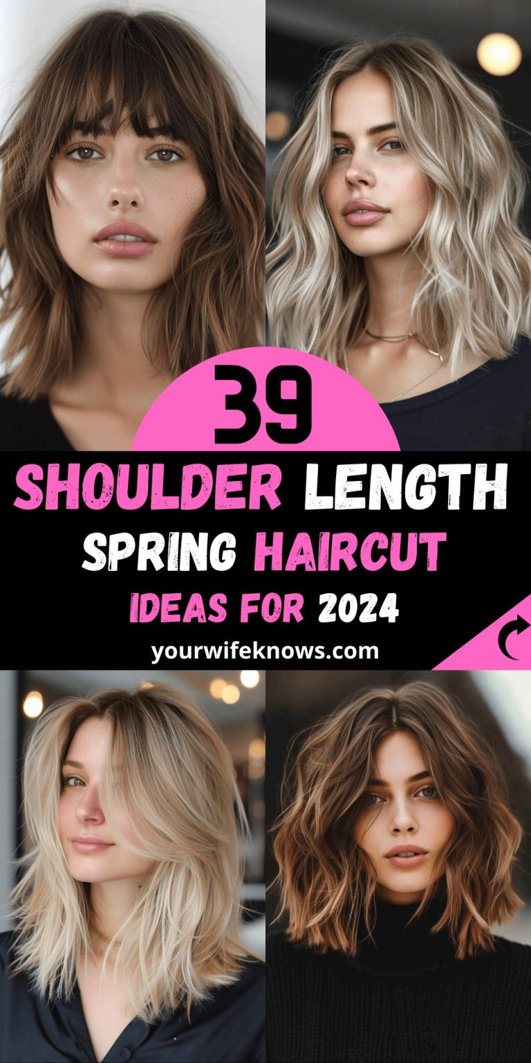 47 Striking Spring Haircut Shoulder Length Ideas for 2024