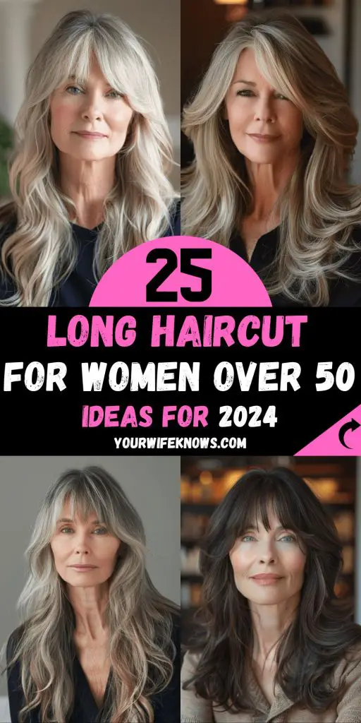 Embracing Elegance: 25 Long Haircuts for Women Over 50