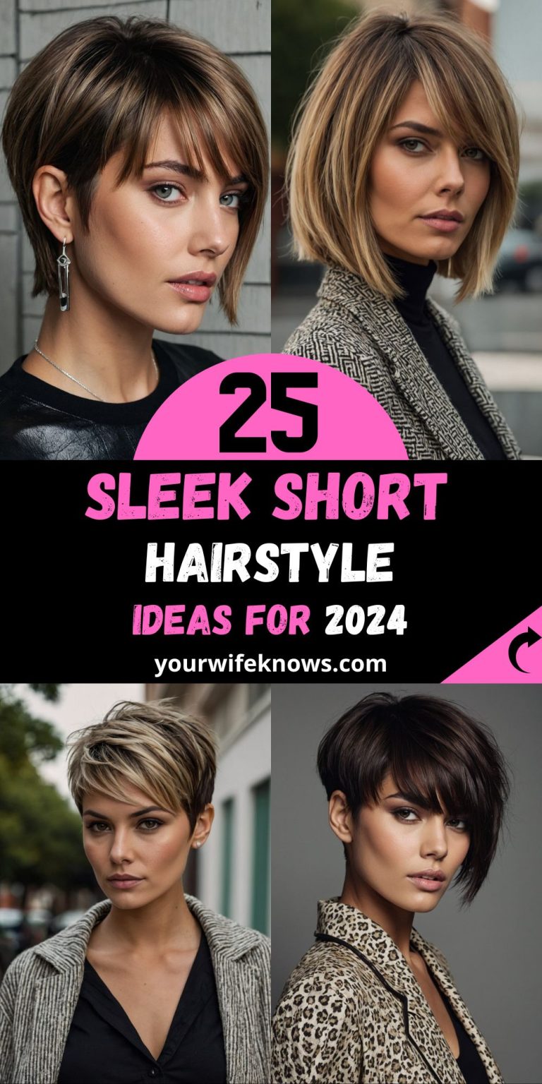 25 Sleek Short Hairstyle Ideas: The Timeless Appeal