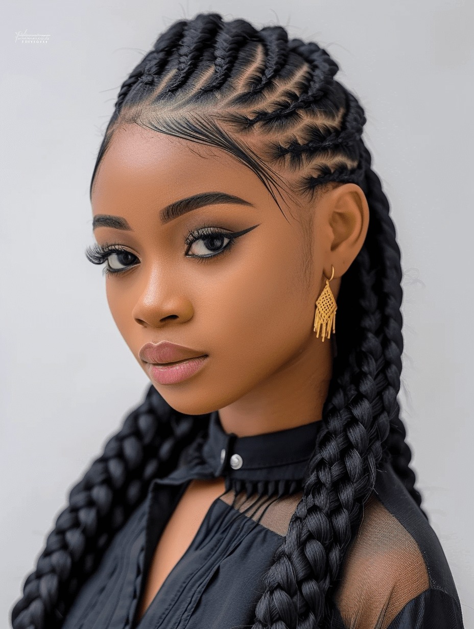 Spring into Style: The Enchanting World of Fulani Braids Hairstyles for ...