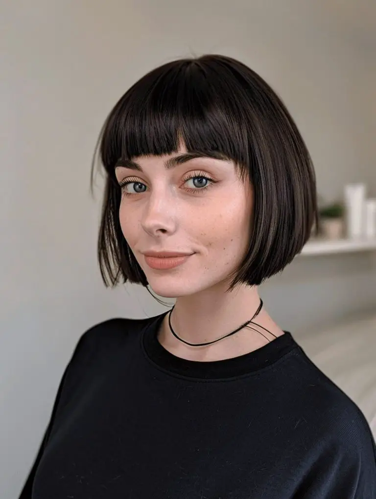 31 Short Bob Hairstyles with Bangs for a Fresh Look