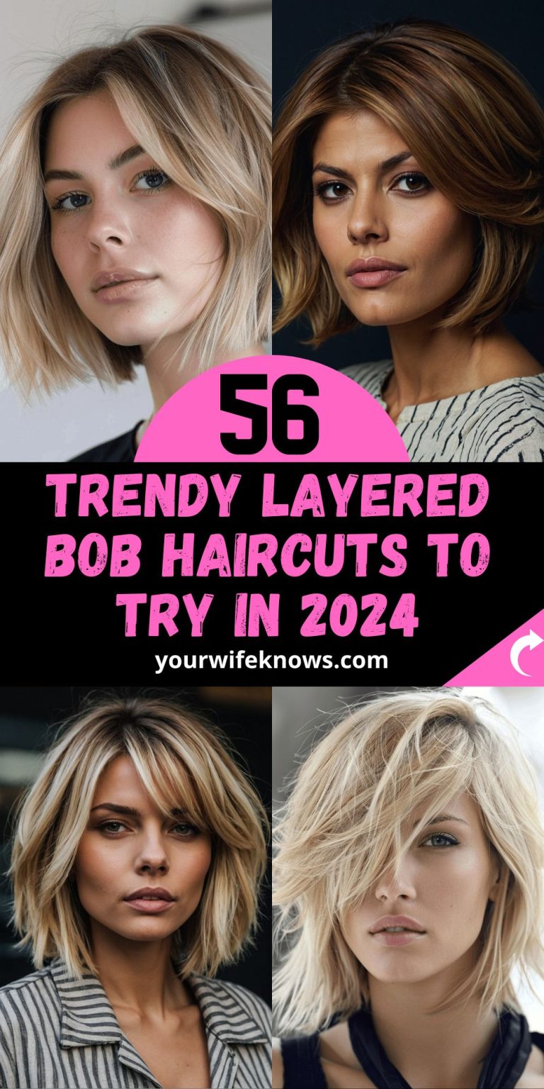 56 Stylish Layers: The Ultimate Bob Haircut Lookbook