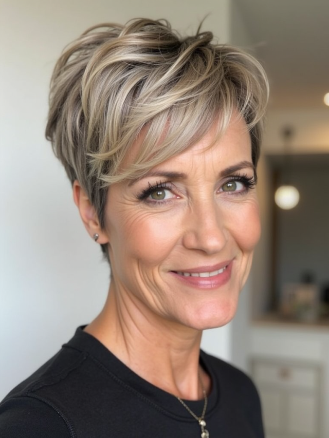 34 Chic Shag Haircuts to Elevate Style for Women Over 50!