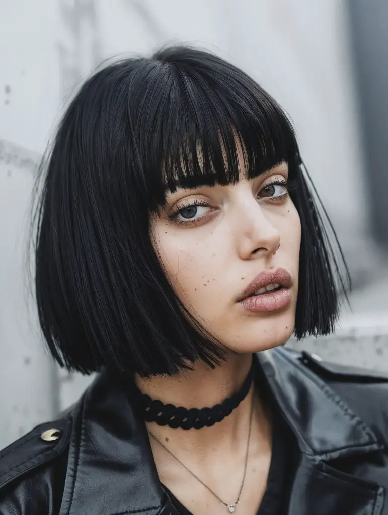 32 Medium-Length Haircuts with Bangs for Every Face Shape
