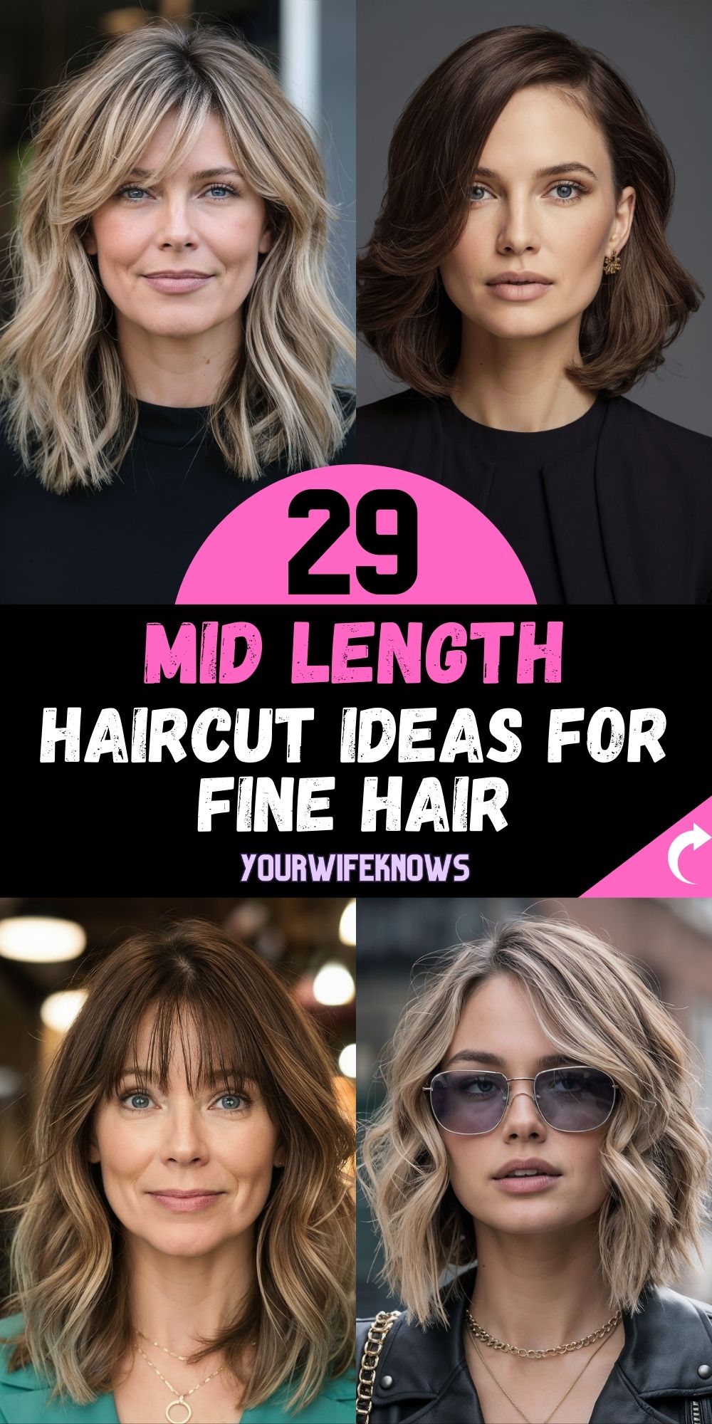 29 Fabulous Mid-Length Haircut Ideas for Fine Hair